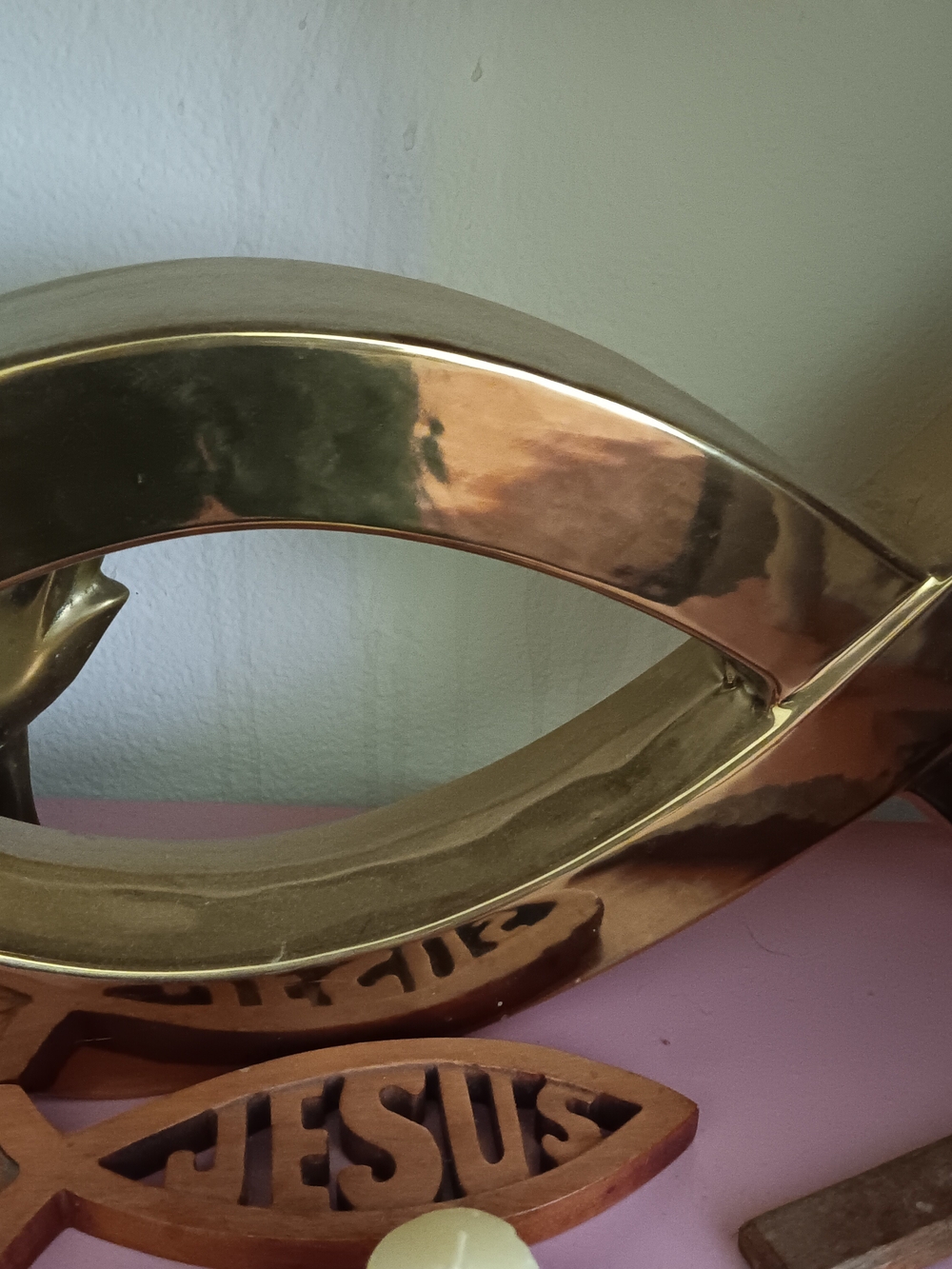 Brass-Jesus Fish